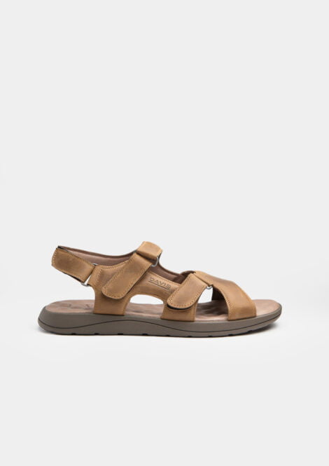 Olive men's sandals 12124-20