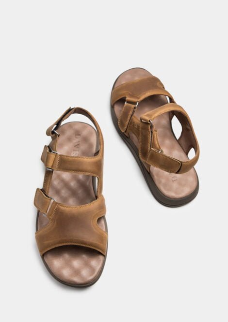 Olive men's sandals 12124-20