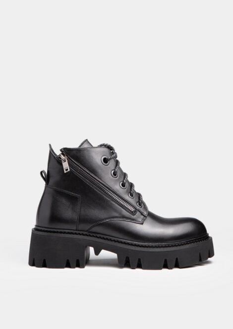 Women's demi-season leather boots Davis 12144-5B4