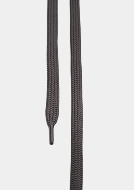 №4 Laces gray flat cotton Davis 120 cm