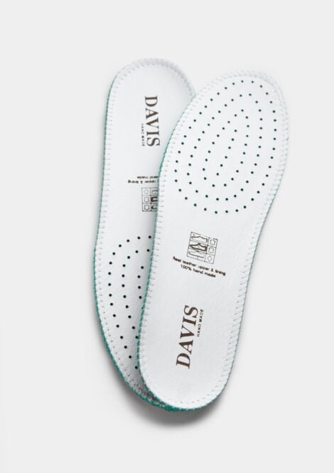 Davis leather white anatomical insoles