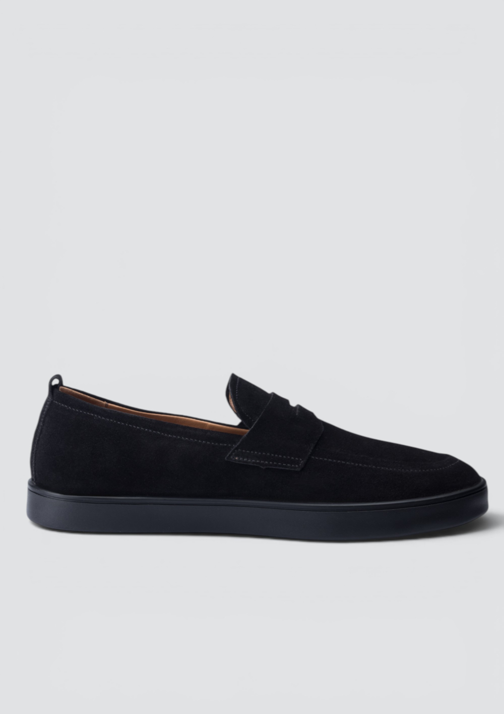 IMG_1025s Лоферы замшевые черные 2608-10 Black