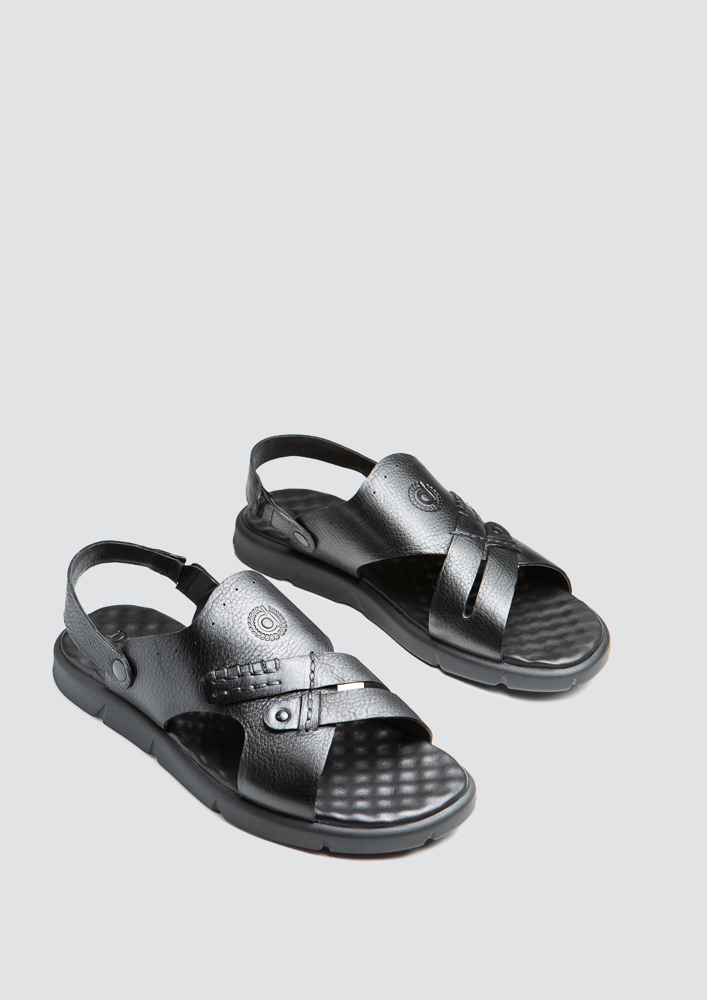 Black Men's Sandals 4426-99