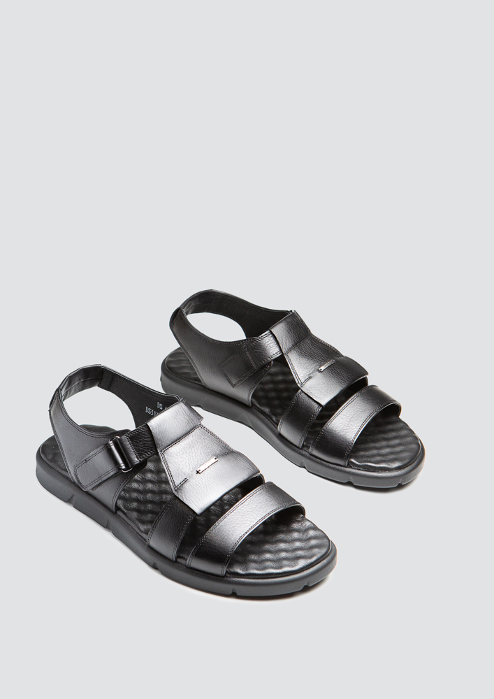 Men's Black Sandals 3174-7