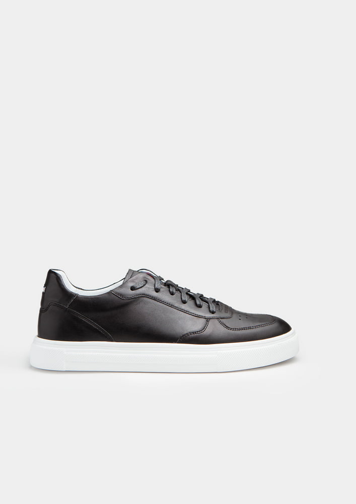 Men's leather sneakers 12182-7